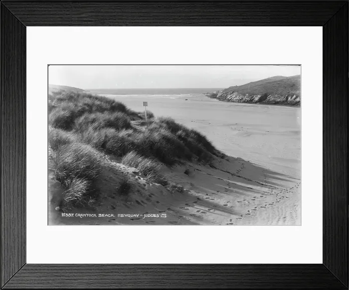 Framed Print : Crantock Beach View