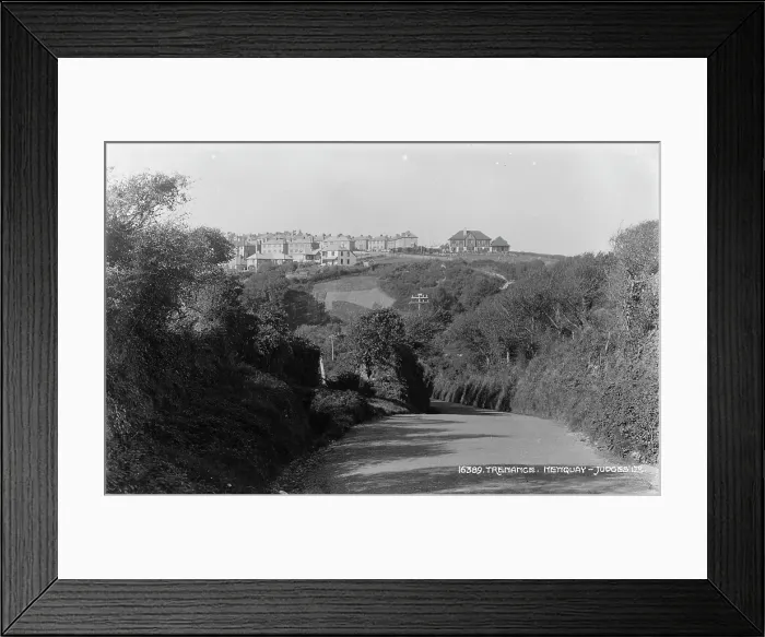 Framed Print : Scenic View of Tremance, Newquay Framed Print : Scenic View of Tremance, Newquay