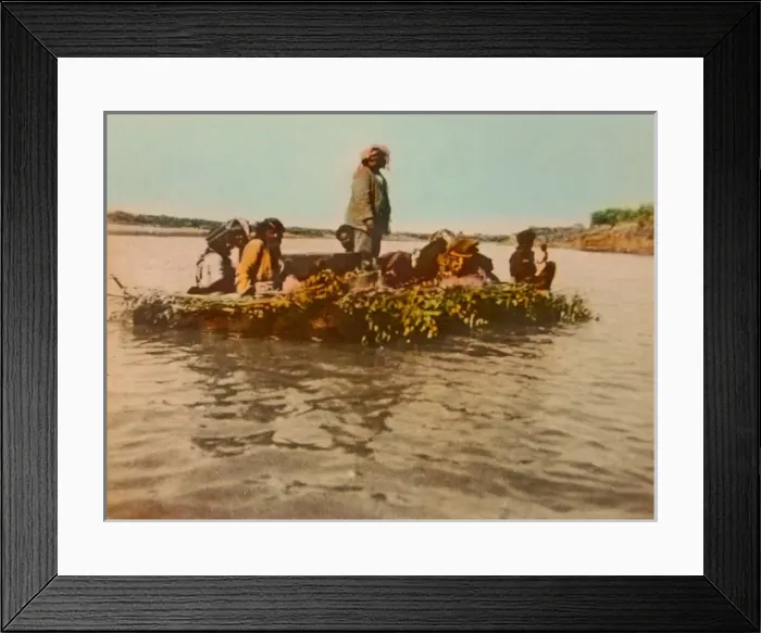 Framed Print : A Raft of inflated sheeps skins Framed Print : A Raft of inflated sheeps skins