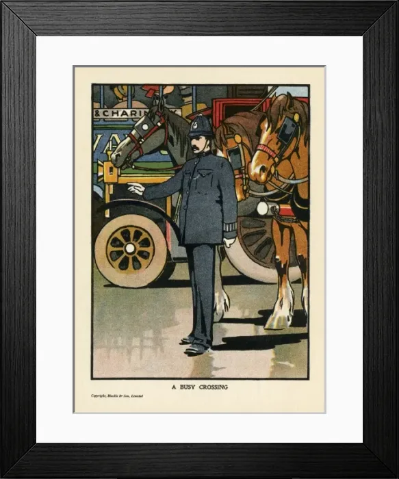 Framed Print : Policeman on Traffic Duty Framed Print : Policeman on Traffic Duty