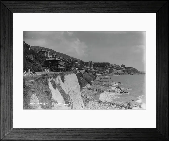 Framed Print : Ventnor: The West Cliffs Framed Print : Ventnor: The West Cliffs