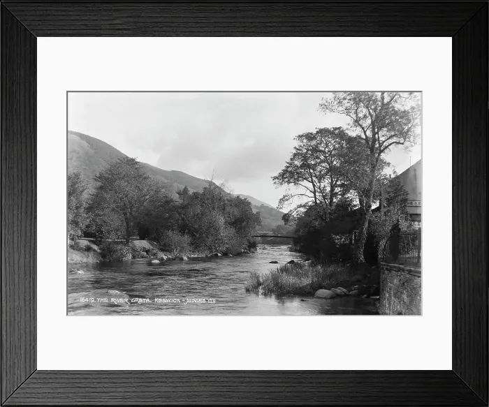 Framed Print : The River Greta, Keswick Framed Print : The River Greta, Keswick