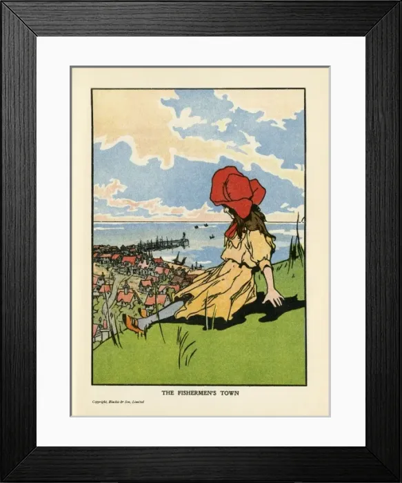 Framed Print : The Fishermans Town Framed Print : The Fishermans Town