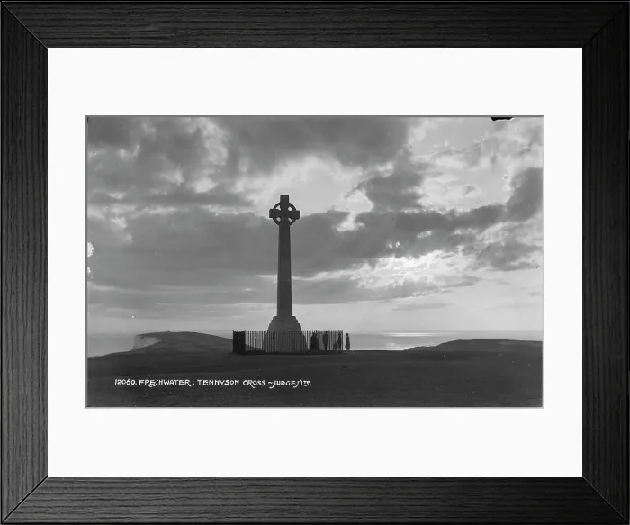 Framed Print : Tennyson Cross at Freshwater Framed Print : Tennyson Cross at Freshwater