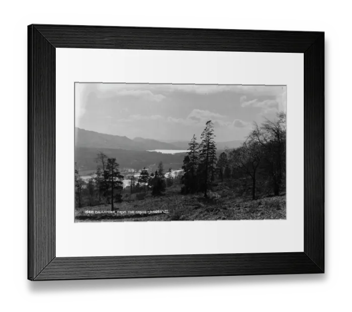 Framed Print : Callander from the Crags Framed Print : Callander from the Crags