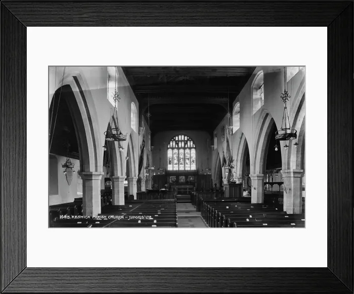 Framed Print : Interior of Keswick Parish Church Framed Print : Interior of Keswick Parish Church