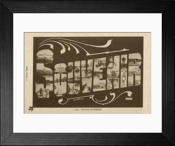 Framed Print : Souvenir of Saigon Framed Print : Souvenir of Saigon