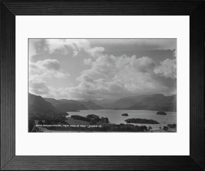 Framed Print : Derwentwater from Castle Head Framed Print : Derwentwater from Castle Head