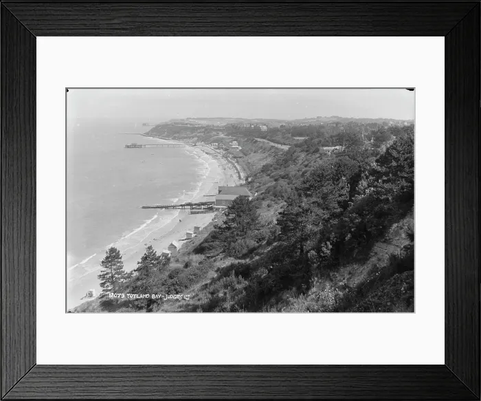 Framed Print : Scenic View of Totland Bay Framed Print : Scenic View of Totland Bay