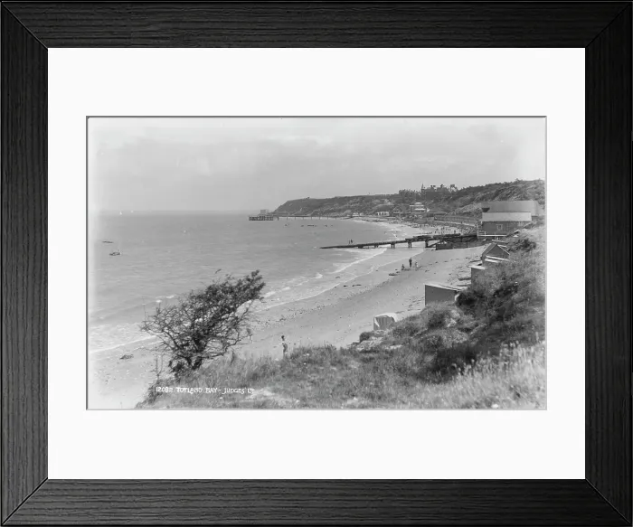 Framed Print : Scenic View of Totland Bay Framed Print : Scenic View of Totland Bay