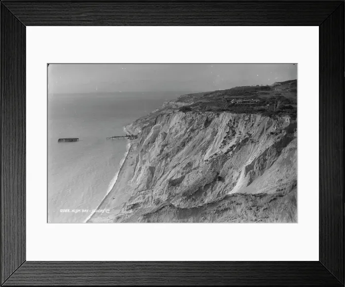 Framed Print : Scenic View of Alum Bay Framed Print : Scenic View of Alum Bay