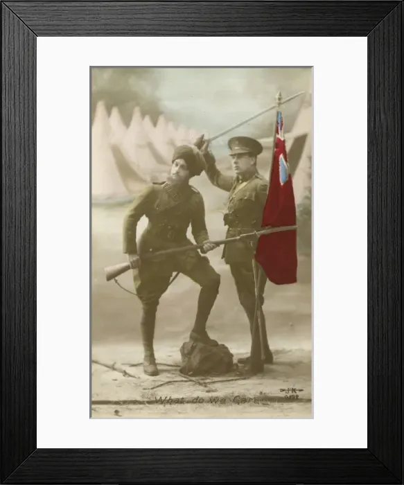 Framed Print : British and Indian soldiers - WWI allies (3 / 3) Framed Print : British and Indian soldiers - WWI allies (3 / 3)