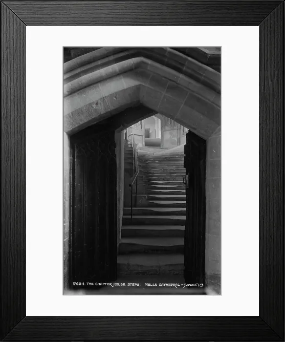 Framed Print : The Chapter House Steps Framed Print : The Chapter House Steps
