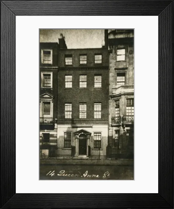Framed Print : 14 Queen Anne Street, Pimlico, London Framed Print : 14 Queen Anne Street, Pimlico, London
