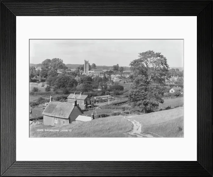 Framed Print : A Scenic View of Carisbrooke Framed Print : A Scenic View of Carisbrooke
