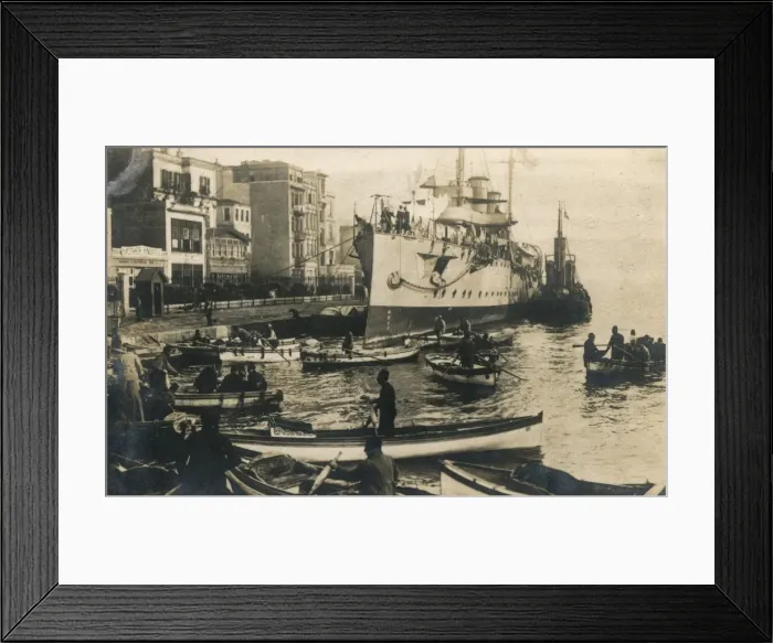 Framed Print : HMS Caesar in port at Constantinople Framed Print : HMS Caesar in port at Constantinople