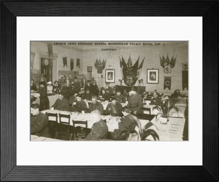 Framed Print : Buckingham Palace Hotel - Church Army Soldiers Hostel Framed Print : Buckingham Palace Hotel - Church Army Soldiers Hostel
