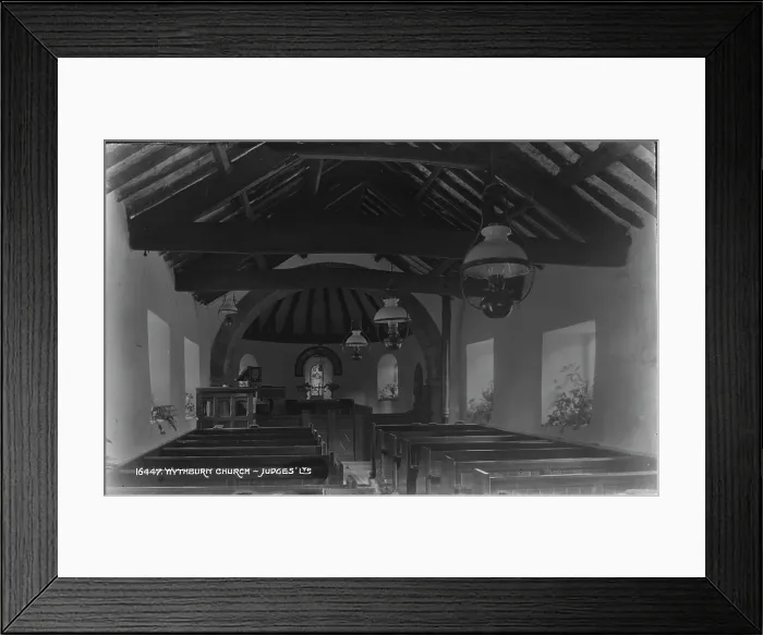 Framed Print : Interior of Mythbury Church Framed Print : Interior of Mythbury Church