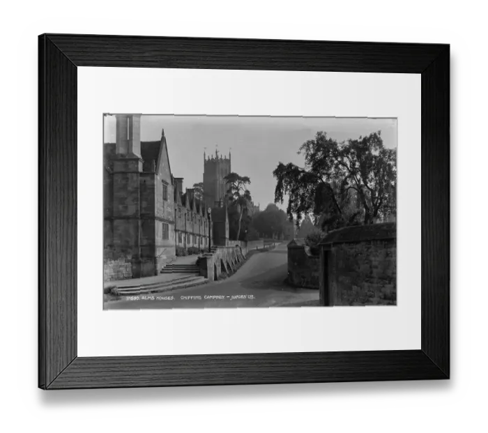 Framed Print : Alms Houses in Chipping Campden Framed Print : Alms Houses in Chipping Campden