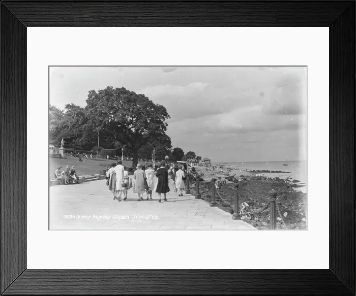 Framed Print : Strolling Along the Seaside Promenade Framed Print : Strolling Along the Seaside Promenade