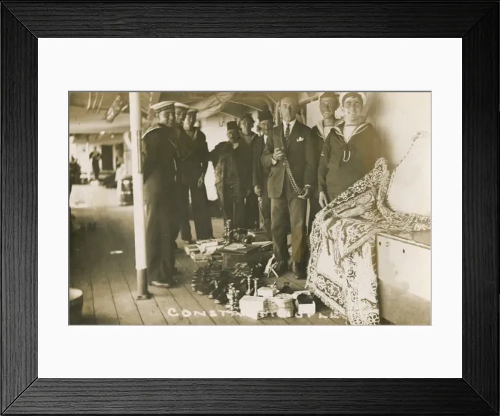 Framed Print : On board HMS Caesar in port in Istanbul Framed Print : On board HMS Caesar in port in Istanbul