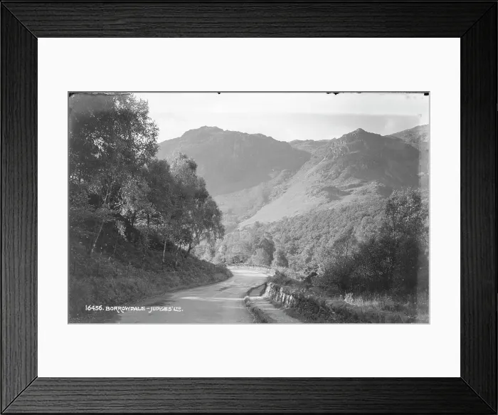 Framed Print : Scenic View of Borrowdale Framed Print : Scenic View of Borrowdale