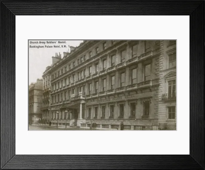 Framed Print : Buckingham Palace Hotel - Church Army Soldiers Hostel Framed Print : Buckingham Palace Hotel - Church Army Soldiers Hostel