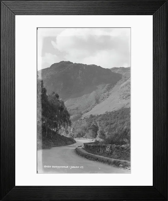 Framed Print : Scenic View of Borrowdale Framed Print : Scenic View of Borrowdale