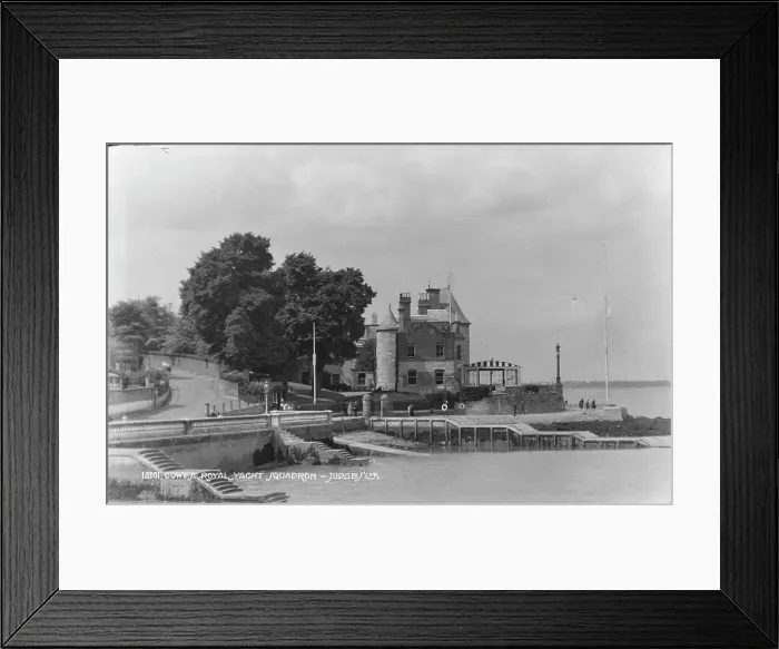 Framed Print : Royal Yacht Squadron in Cowes Framed Print : Royal Yacht Squadron in Cowes