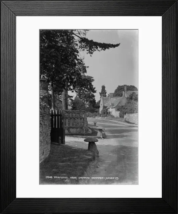 Framed Print : A Quiet Village Scene Framed Print : A Quiet Village Scene