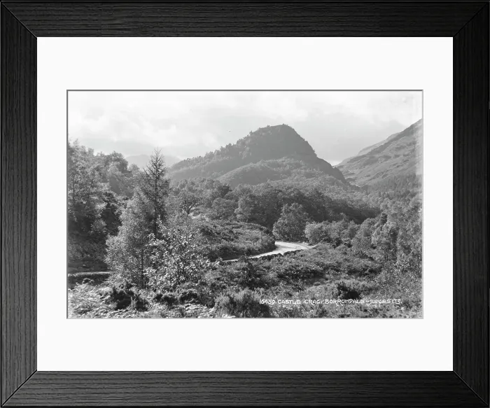 Framed Print : Castle Crag in Borrowdale Framed Print : Castle Crag in Borrowdale