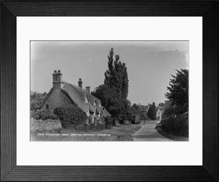 Framed Print : A Quiet Village Scene in Wesington Framed Print : A Quiet Village Scene in Wesington