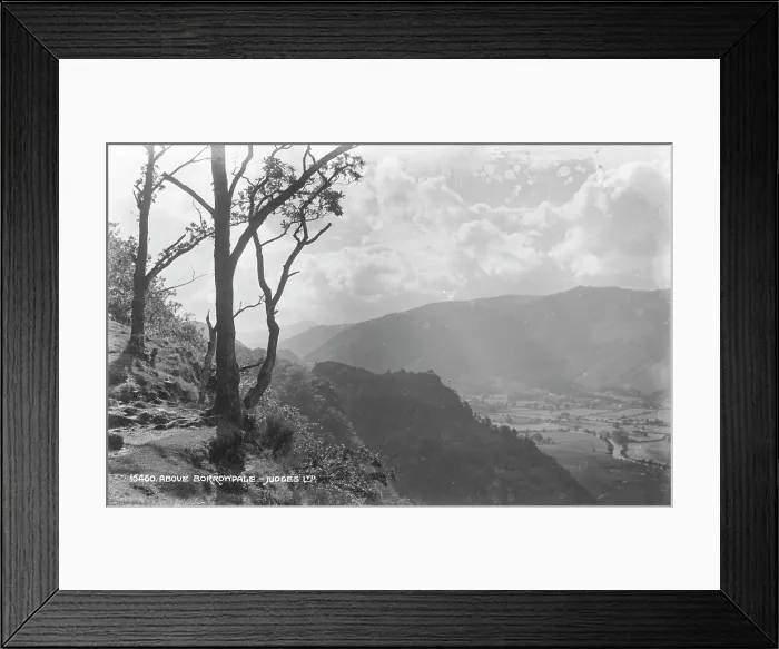 Framed Print : Above Borrowdale - Judges Lid Framed Print : Above Borrowdale - Judges Lid