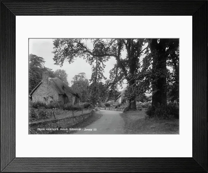 Framed Print : Scenic View of Merthyr Mawr