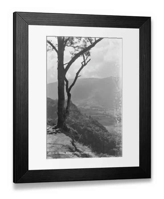 Framed Print : Scenic View Above Borrowdale