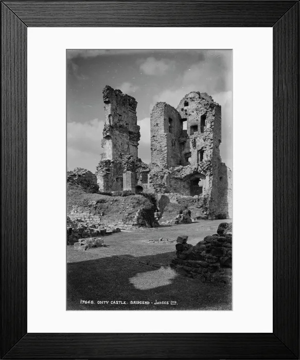 Framed Print : Ruins of Coity Castle Framed Print : Ruins of Coity Castle