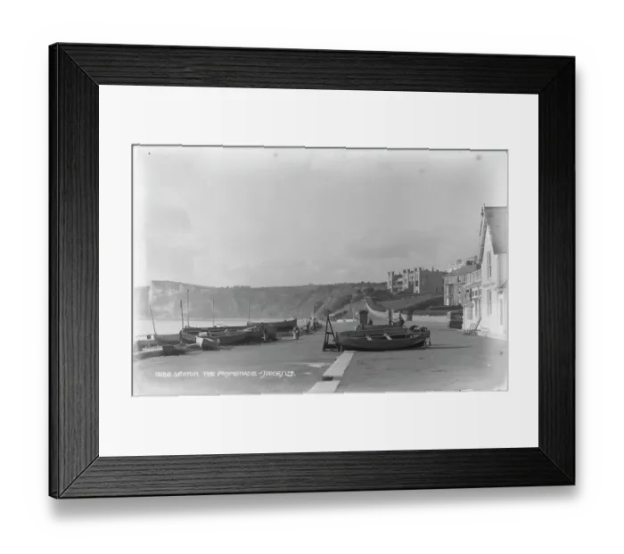 Framed Print : The Promenade at Seaton Framed Print : The Promenade at Seaton