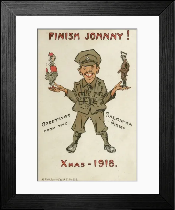 Framed Print : Greetings from the Salonika Army Framed Print : Greetings from the Salonika Army