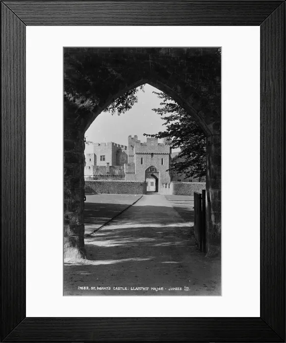 Framed Print : St. Donat's Castle Framed Print : St. Donat's Castle