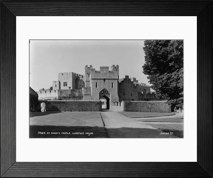 Framed Print : St. Donat's Castle Framed Print : St. Donat's Castle