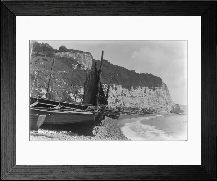 Framed Print : Fishing Boats at Beer Framed Print : Fishing Boats at Beer
