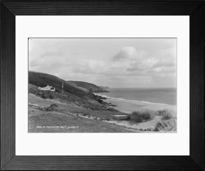 Framed Print : Coastal View at Freshwater East Framed Print : Coastal View at Freshwater East