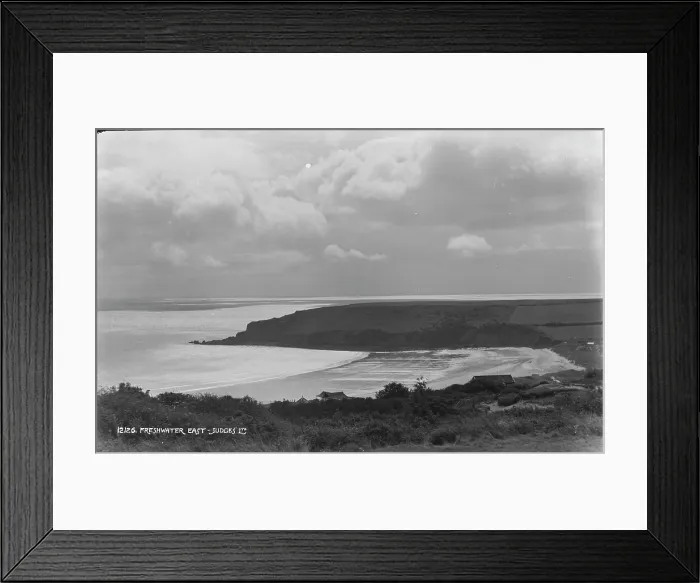 Framed Print : Scenic View of Freshwater East Framed Print : Scenic View of Freshwater East