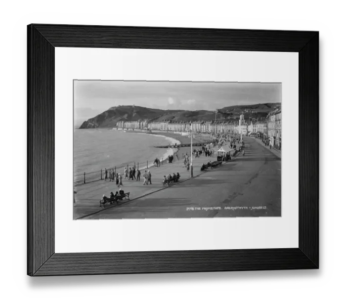Framed Print : The Promenade, Aberystwyth Framed Print : The Promenade, Aberystwyth