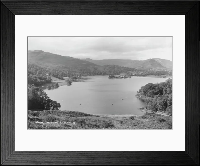 Framed Print : Scenic View of Grasmere Lake Framed Print : Scenic View of Grasmere Lake