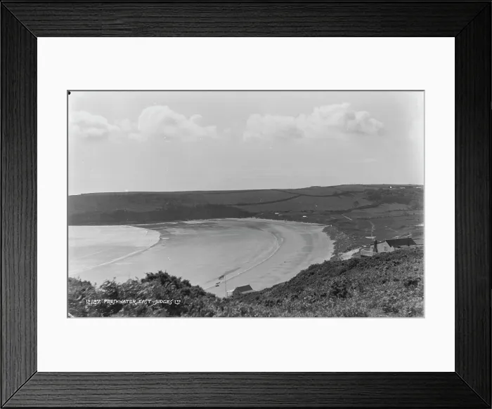Framed Print : Scenic View of Freshwater East