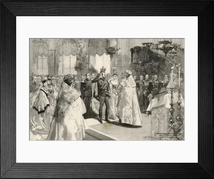 Framed Print : The Imperial wedding at St. Petersburg Framed Print : The Imperial wedding at St. Petersburg