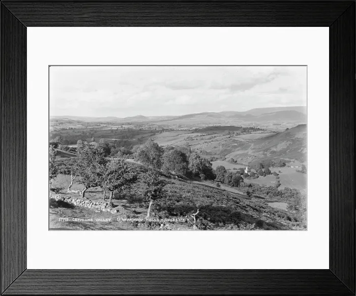 Framed Print : Cefnillys Valley Framed Print : Cefnillys Valley