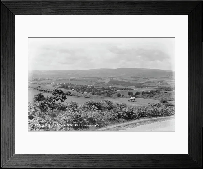 Framed Print : Llandrindod Wells from Golf Links Framed Print : Llandrindod Wells from Golf Links