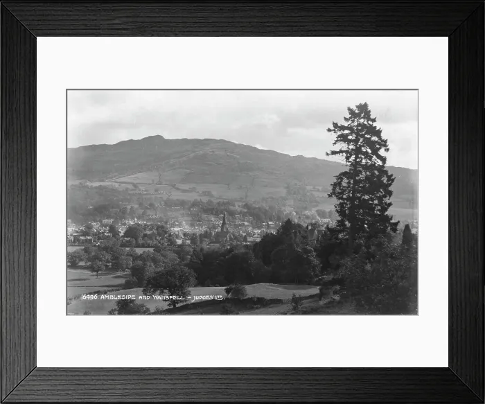 Framed Print : Ambleside and Yewensfell Framed Print : Ambleside and Yewensfell